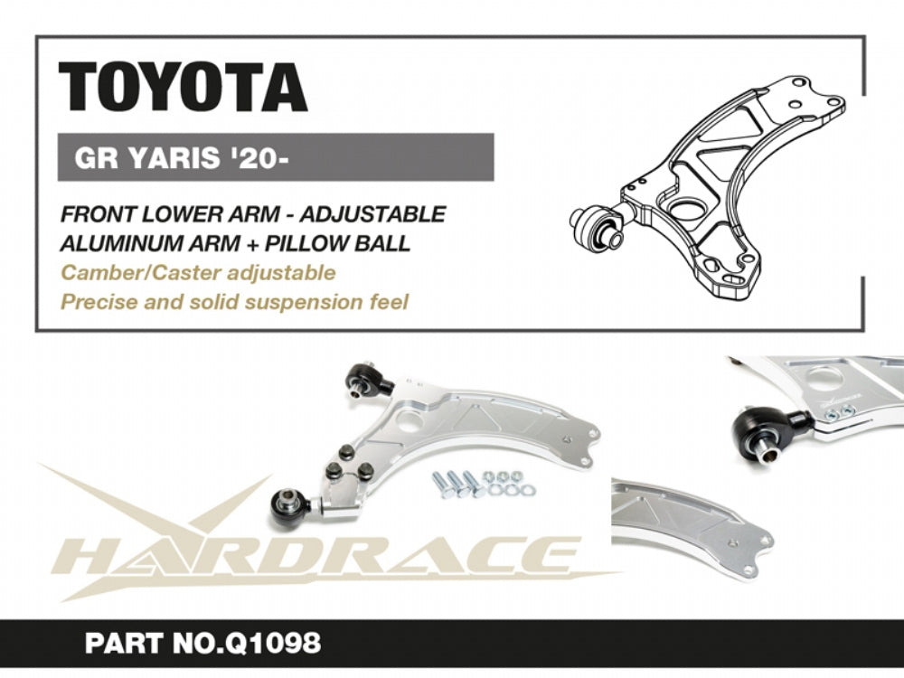 Hardrace Front Lower Control Arm - Billet