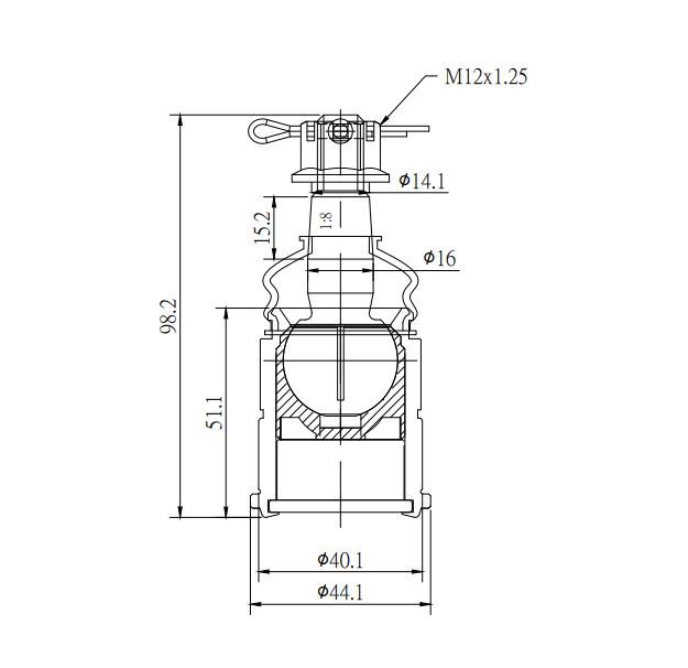 Hardrace Roll Center Adjuster Ball Joint