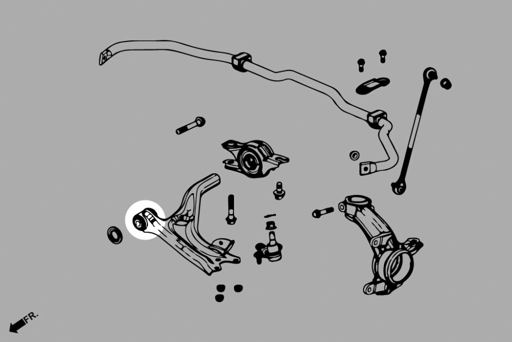 Hardrace Front Lower Arm Front Bushing