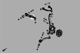 Hardrace Front Lower Rear Arm - Shock Bushing