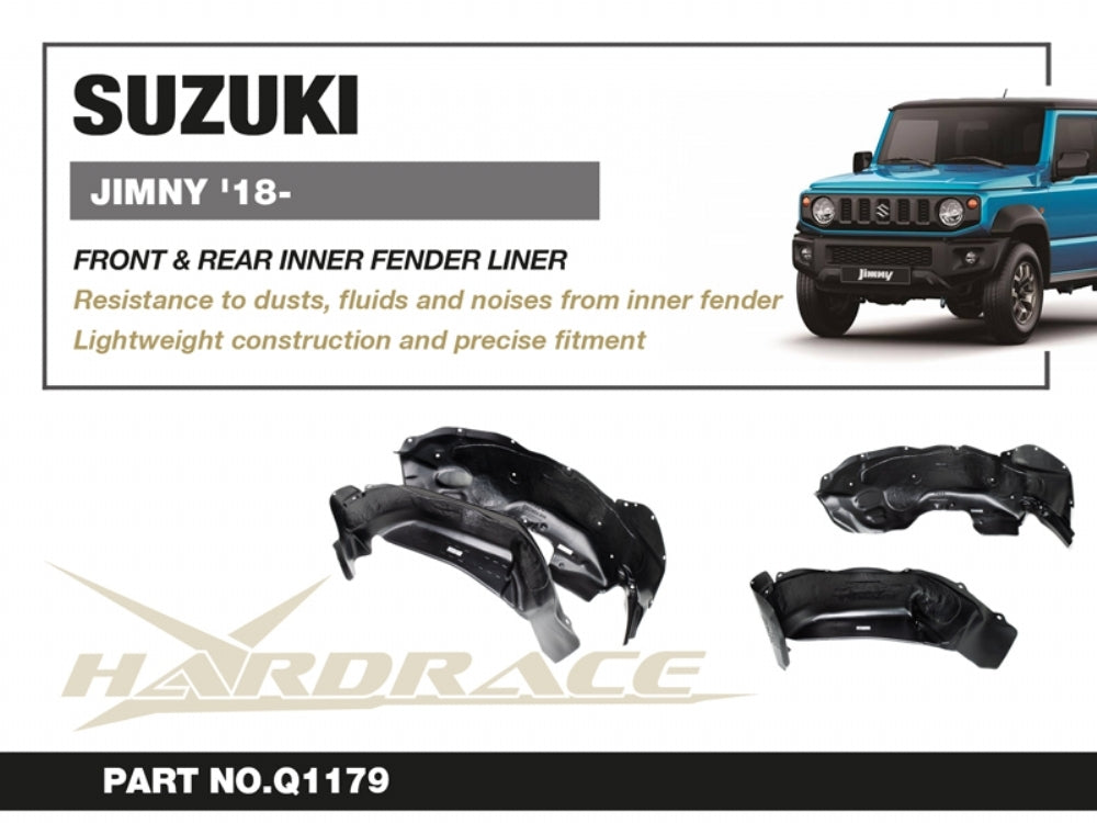 Hardrace Front & Rear Inner Fender Liner Set