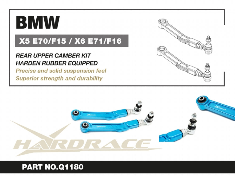 Hardrace Rear Upper Camber Arm Kit w/Sway Bar End Links
