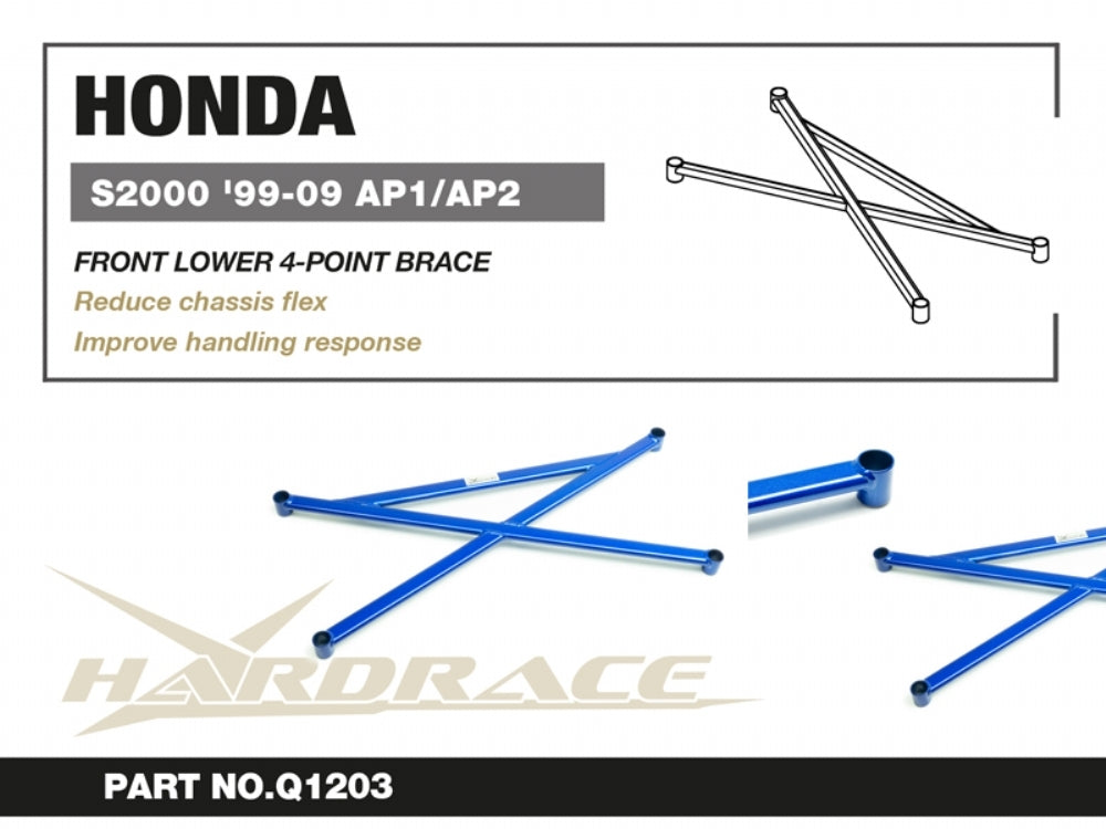 Hardrace Front Lower 4-Point Brace