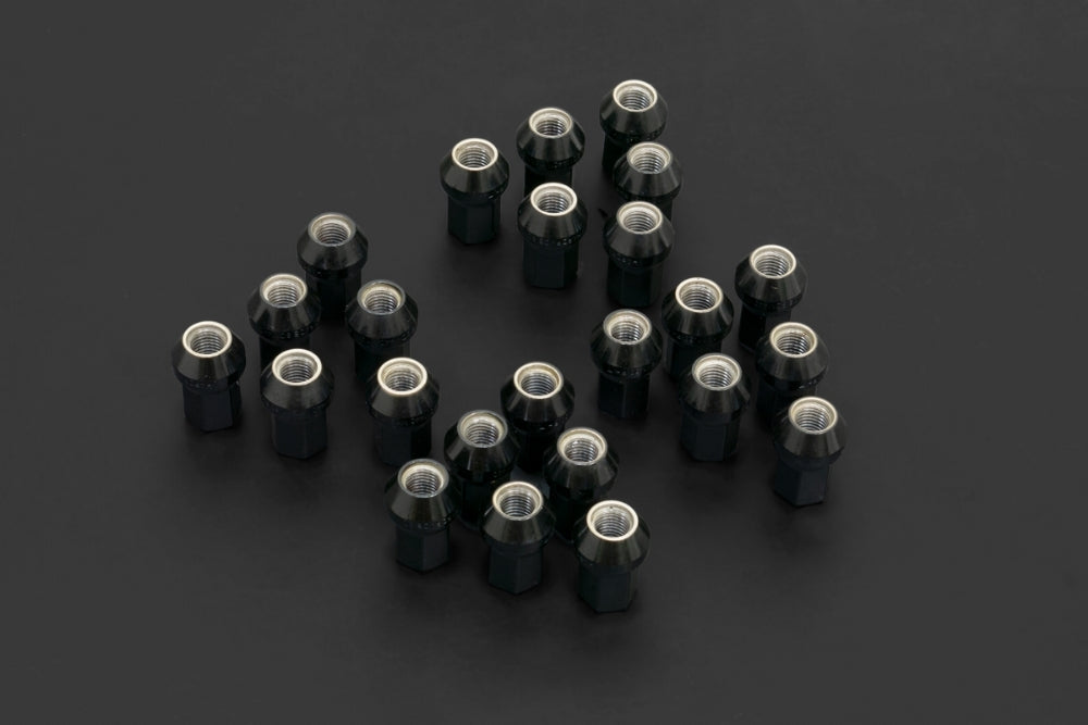 Hardrace SCM440 Hex-17 Wheel Nuts M12 X 1.5 35mm Q1222 Universal 