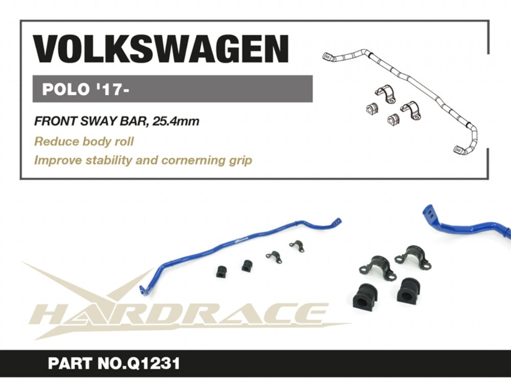 Hardrace Front 25.4mm Sway Bar