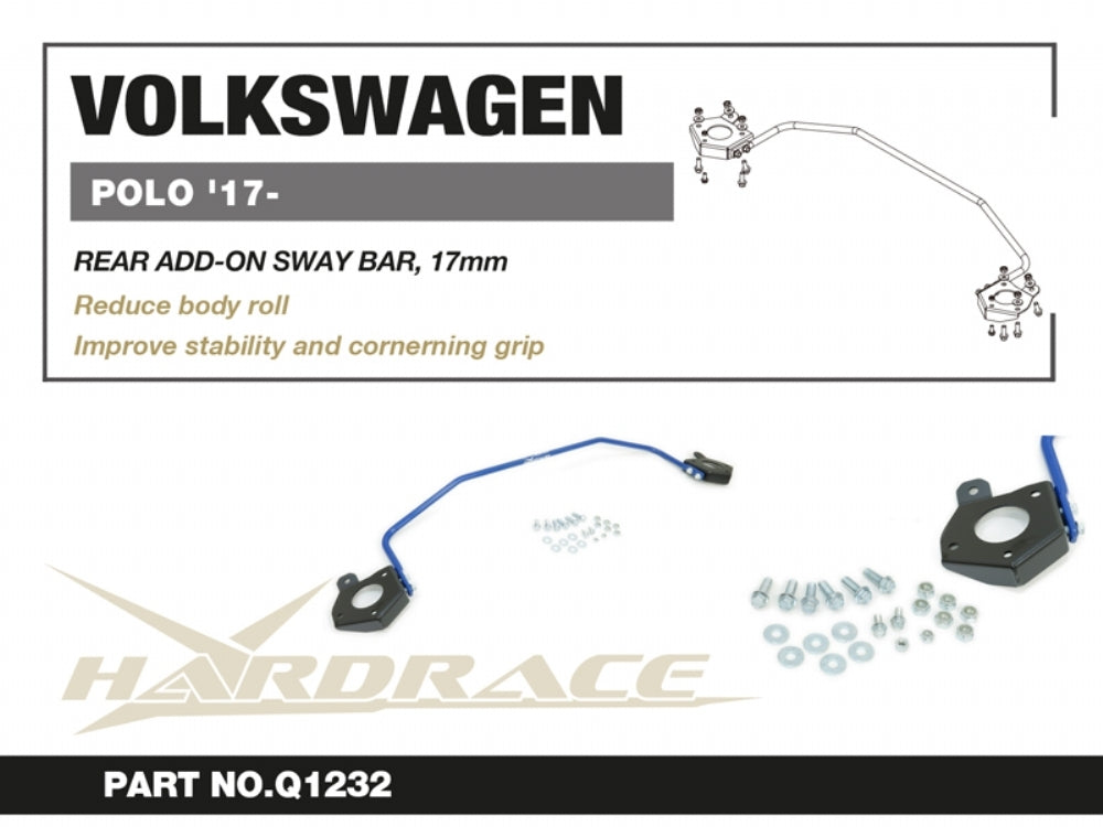 Hardrace Rear 17mm Add-On Sway Bar