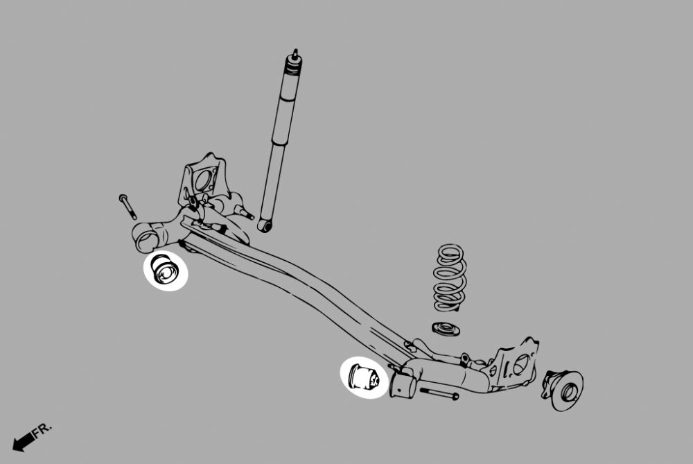 Hardrace Rear Torsion Beam Bush