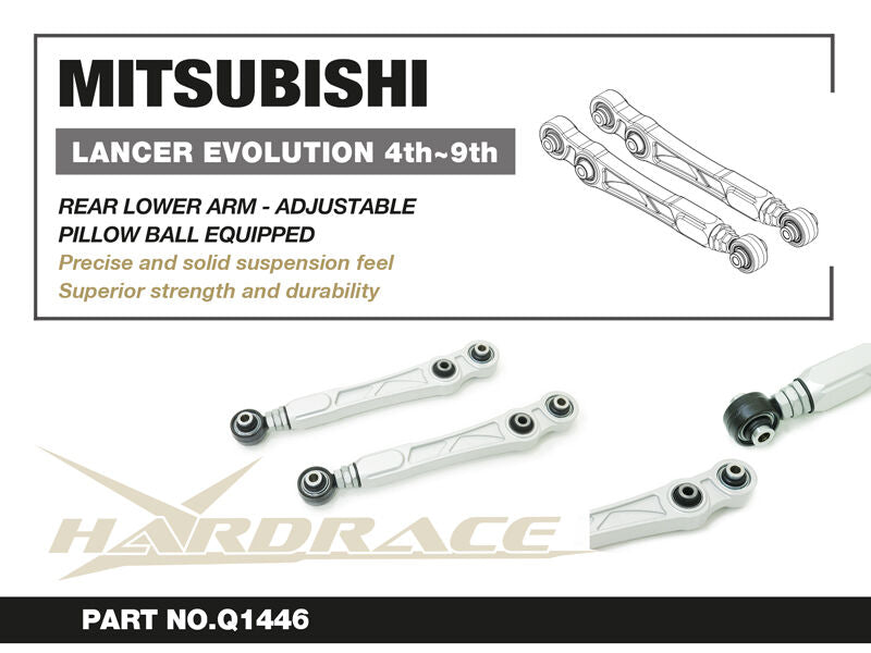 Hardrace Rear Adjustable Billet Lower Control Arms