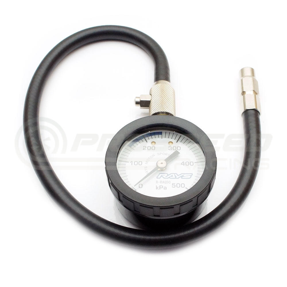 Rays Racing Tyre Pressure Gauge 0-500kPa