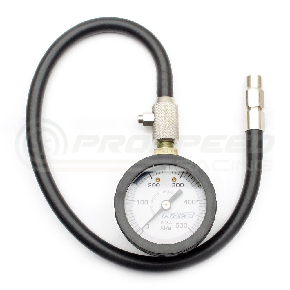 Rays Racing Tyre Pressure Gauge 0-500kPa