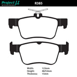 Project Mu RC09 Club Racer Rear Brake Pads