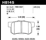 Project Mu HC-EP Rear Brake Pads