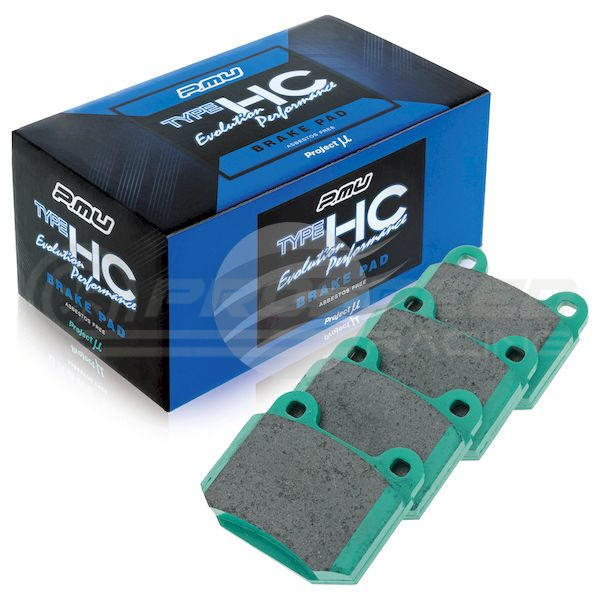 Project Mu HC EP Rear Brake Pads - STI/Evo/GTR/350Z/BRZ/86 (Brembo) R906-HC-EP | Pro Speed Racing