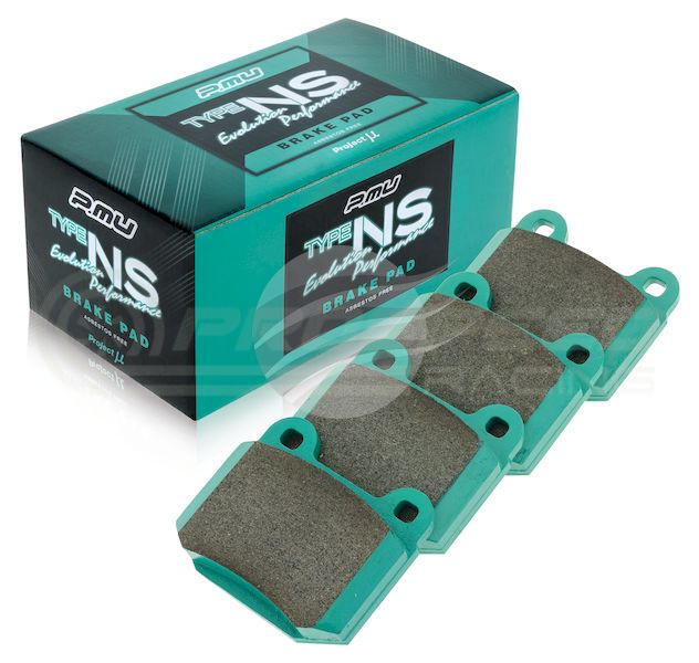 Project Mu NS EP Rear Brake Pads - STI/Evo/GTR/350Z/BRZ/86 (Brembo) R906-NS-EP | Pro Speed Racing