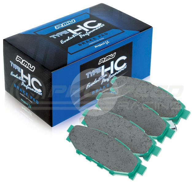 Project Mu HC EP Rear Brake Pads - Subaru WRX 08-14/Impreza/Forester/Liberty/Toyota 86 GT R914-HC-EP