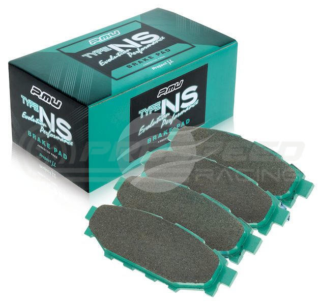 Project Mu NS EP Rear Brake Pads - Subaru WRX 08-14/Impreza/Forester/Liberty/Toyota 86 GT R914-NS-EP