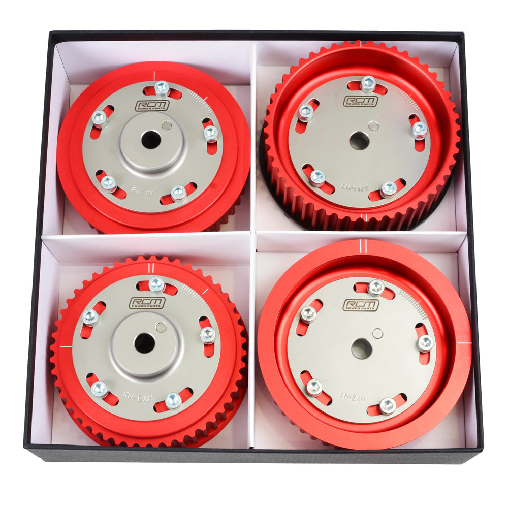 RCM Alloy/Steel Vernier Adjustable Cam Gear Pulley Set