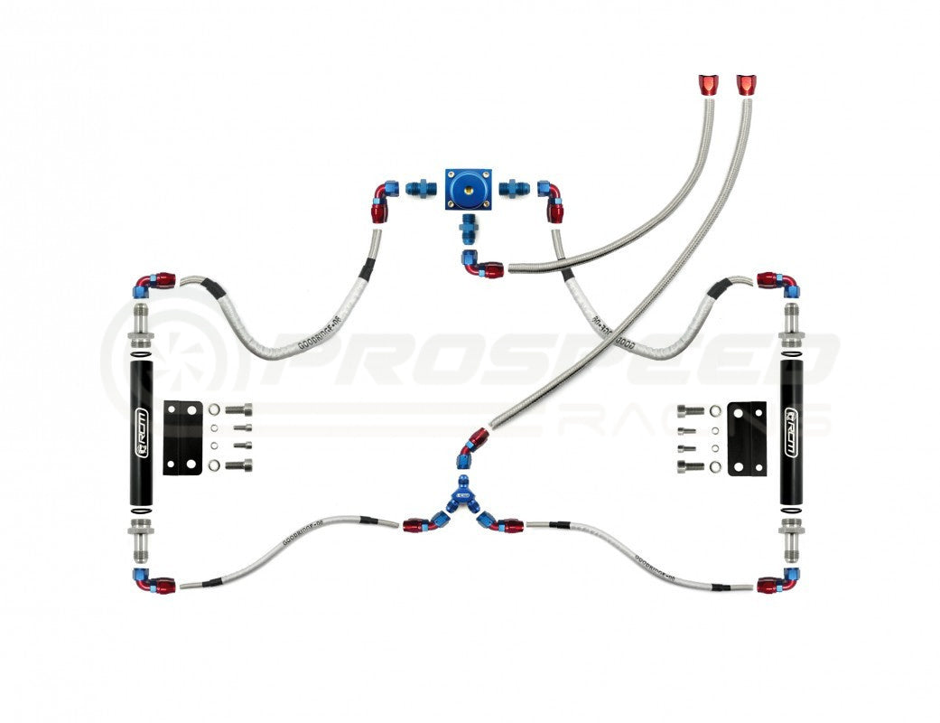 Roger Clark Motorsport Parallel Fuel Rail Kit w/SX Regulator