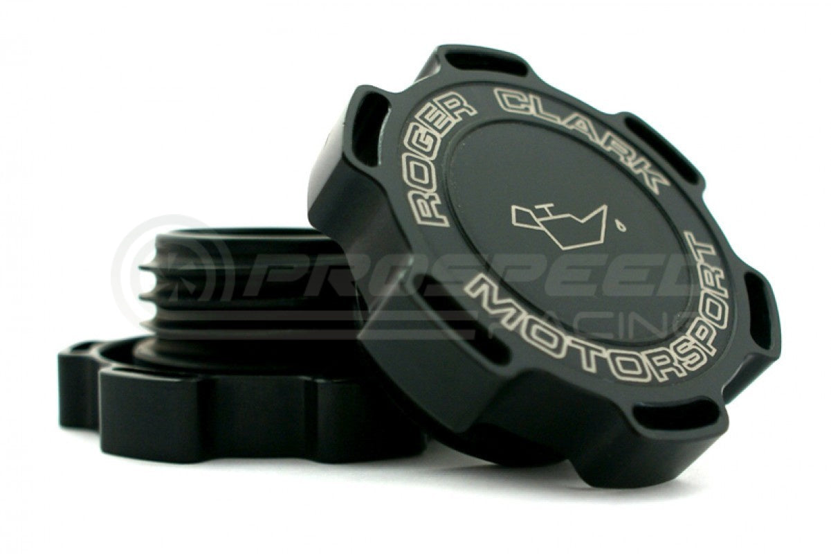 Roger Clark Motorsport Black Billet Oil Filler Cap - Subaru
