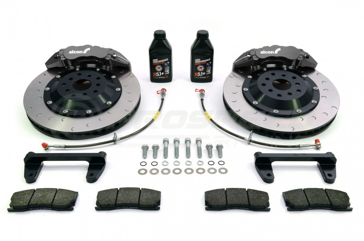 Roger Clark Motorsport Alcon Advantage 6 Piston 365mm Front Big Brake Kit Black