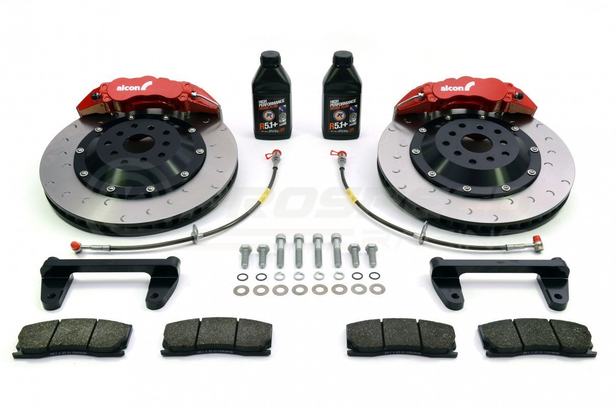 Roger Clark Motorsport Alcon Advantage 6 Piston 365mm Front Big Brake Kit Red