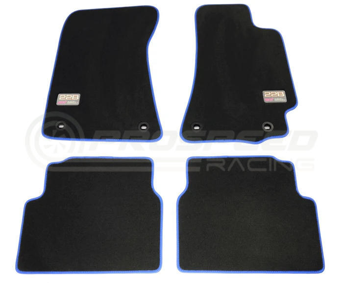 Roger Clark Motorsport 22B JDM Luxury Car Floor Mat Set Front/Rear