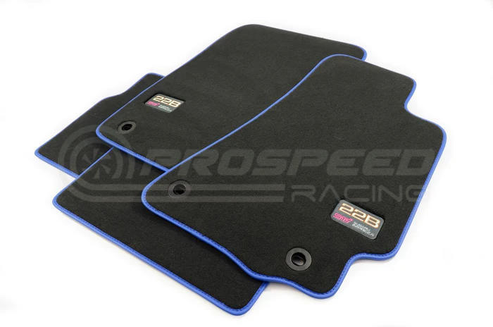 Roger Clark Motorsport 22B JDM Luxury Car Floor Mat Set Front/Rear
