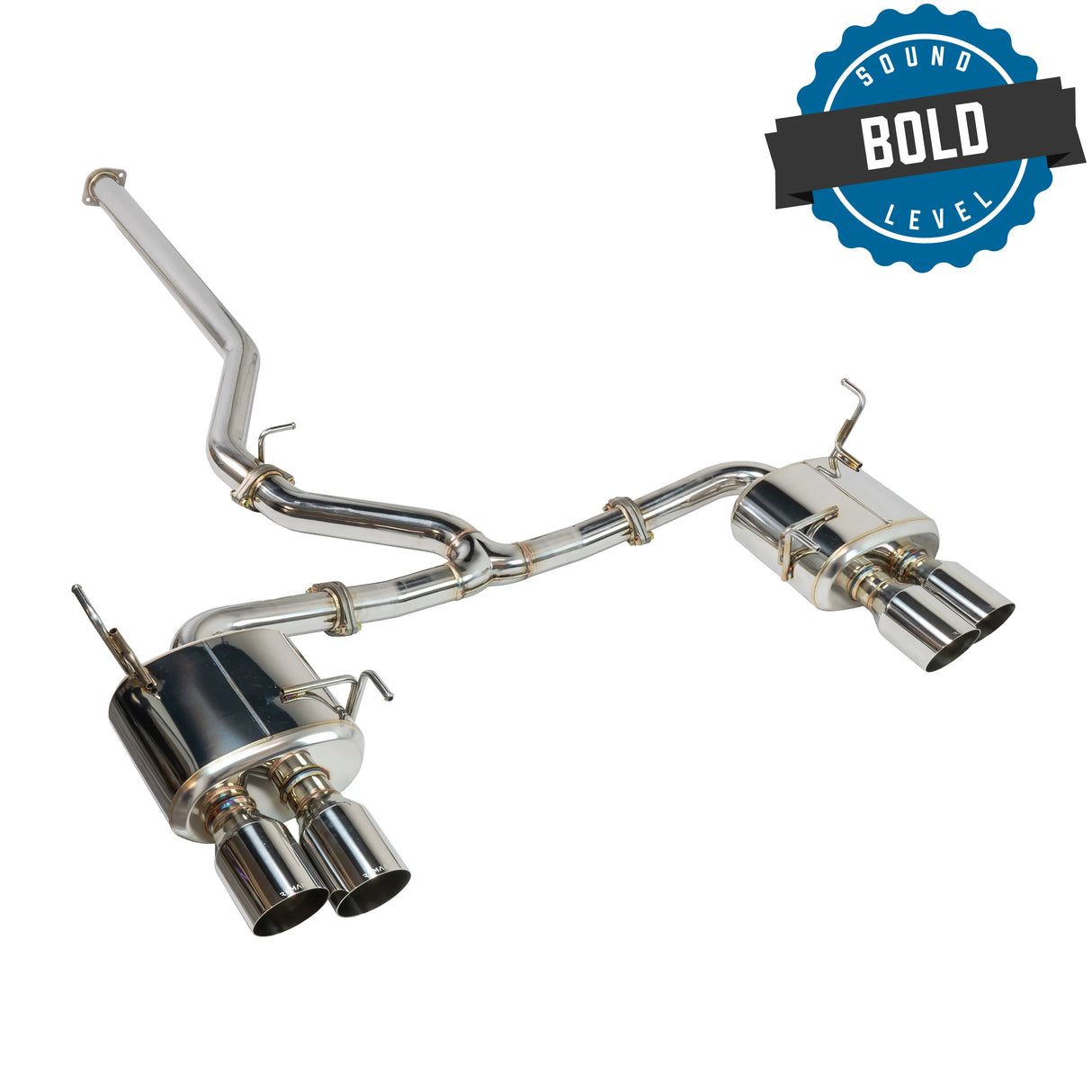 Remark Sports Touring Non-Resonated Cat Back Exhaust System