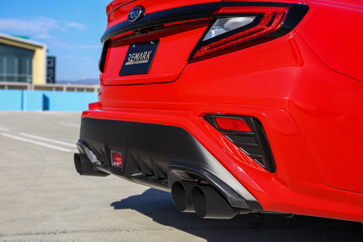 Remark Axle Back Exhaust System Stealth Edition - 4" Tips