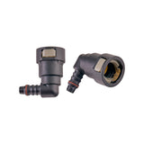 IAG IAG 5/8" SAE Quick Connect Female to 3/8" Hose Barb 90 Degree
