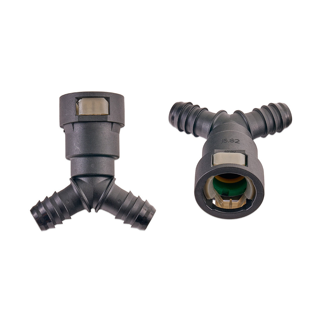 IAG IAG 5/8" SAE Quick Connect Female to 2 x 1/2" Hose Barb Y Fitting