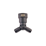 IAG IAG 5/8" SAE Quick Connect Female to 2 x 1/2" Hose Barb Y Fitting