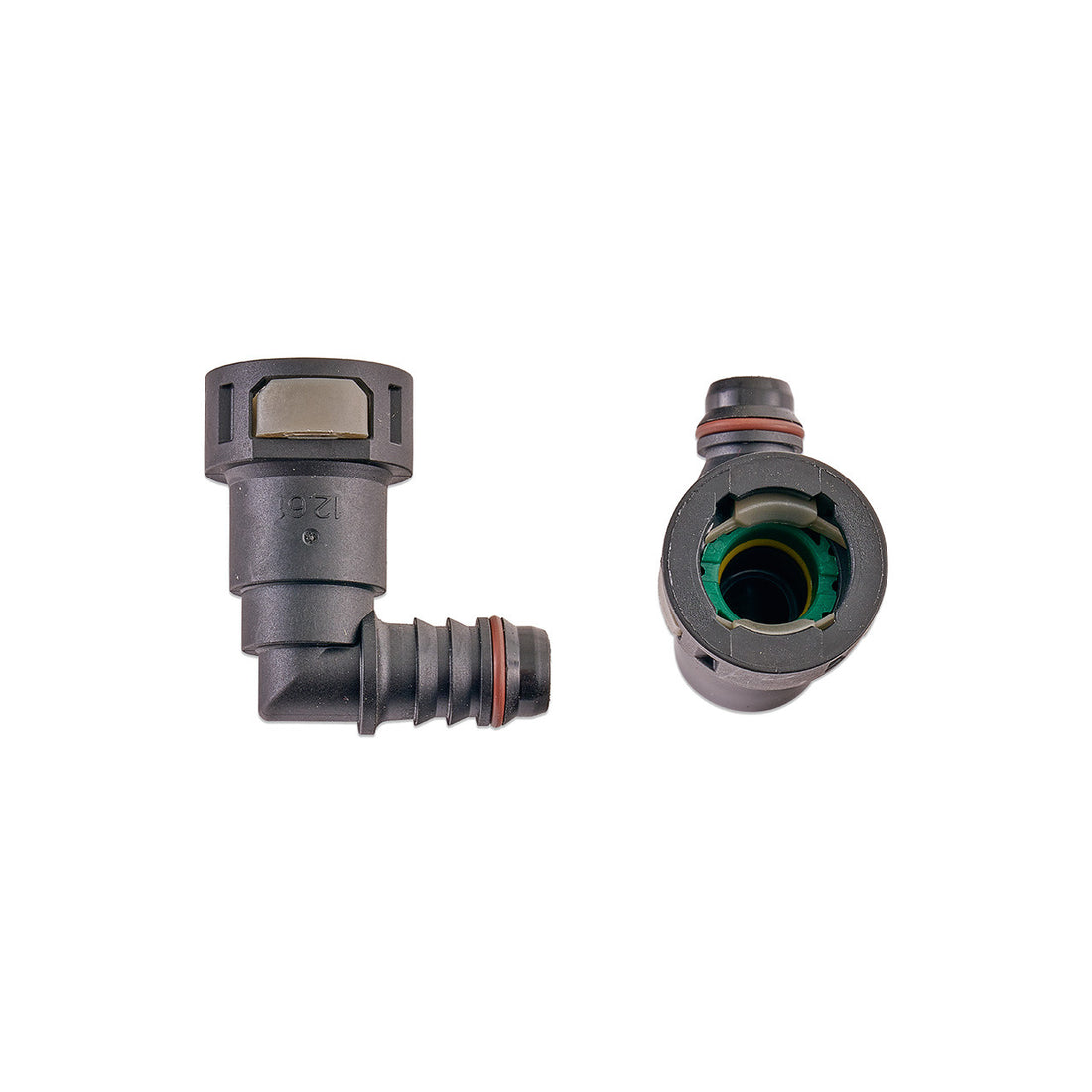 IAG IAG 1/2" SAE Quick Connect Female to 1/2" Hose Barb Right Angled
