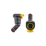 IAG IAG 1/2" SAE Quick Connect Female to 1/2" Hose Barb Angled