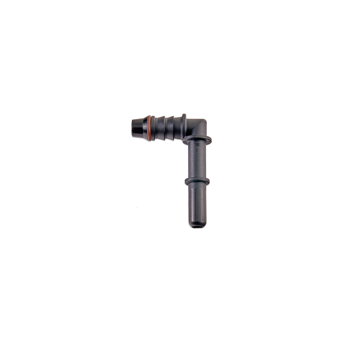 IAG IAG 5/16" SAE Quick Connect Male to 8mm Hose Barb Right Angled