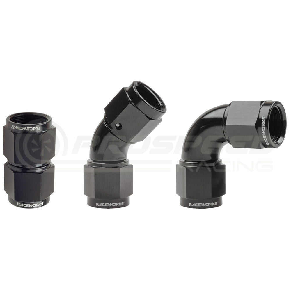 Raceworks Female To Female AN-4 Swivel Union Fitting RWF-131-04 | Pro Speed Racing