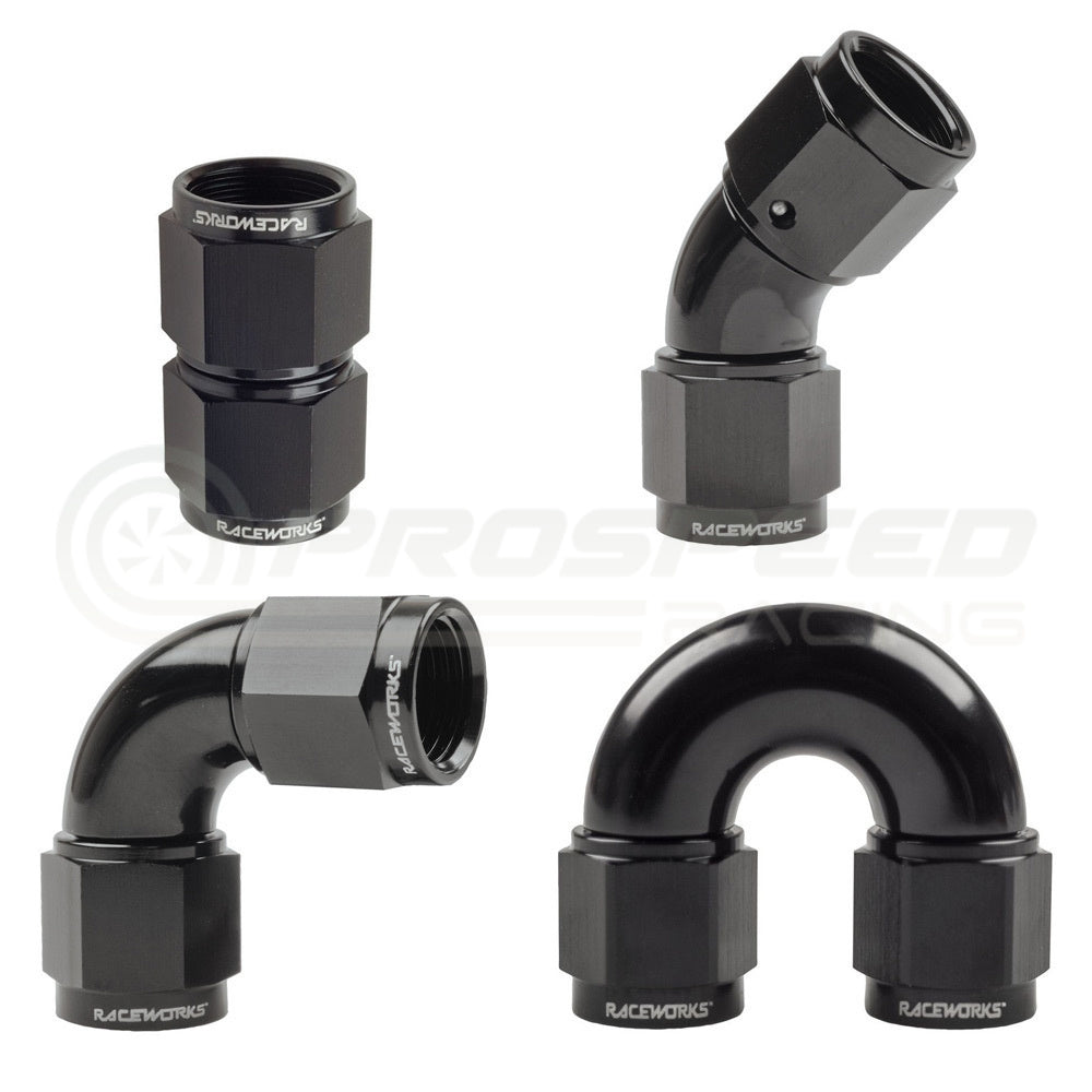 Raceworks Female To Female AN-8 Swivel Union Fitting RWF-131-08 | Pro Speed Racing