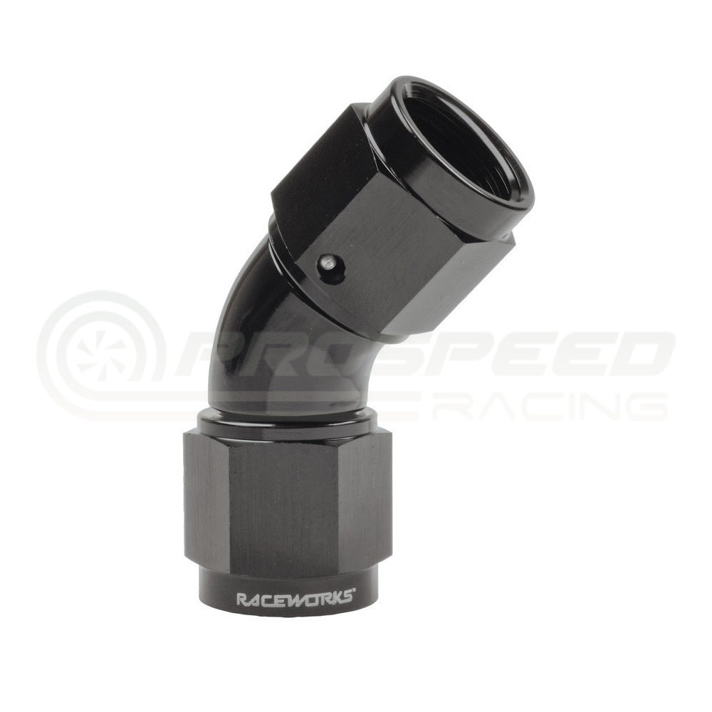 Raceworks Female To Female AN-8 Swivel Union Fitting