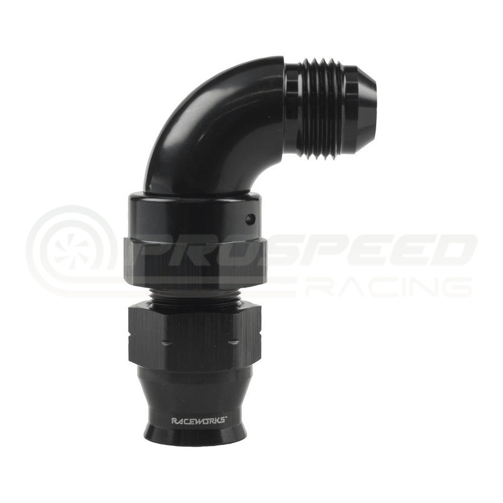 Raceworks 300/600 Series 3/8" Hard Line Hose End AN-6