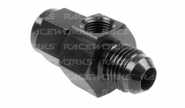 Raceworks Female to Male Swivel Fitting AN With 1/8" NPT Port