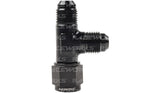 Raceworks AN Male Tee Fitting With Female Swivel On Run