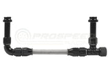 Raceworks Carburettor AN-8 Dual Feed Fuel Line Plumbing Kit - Holley 7/8"-20 RWF-160-08BK | PSR