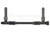 Raceworks Carburettor AN-8 Dual Feed Fuel Line Plumbing Kit - Demon 9/16"-24 RWF-161-08BK | PSR