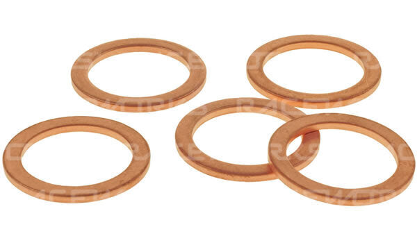 Raceworks Replacement Copper Crush Washers 5PK