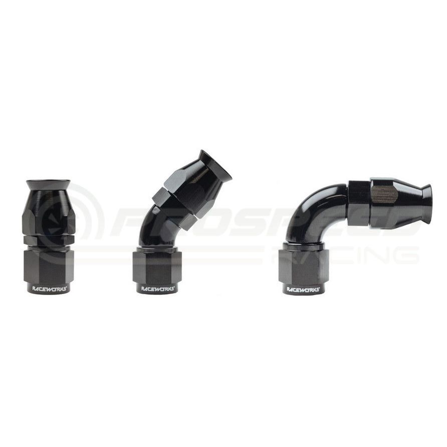 Raceworks 200 Series AN-3 Teflon Hose End RWF-201-03 | Pro Speed Racing
