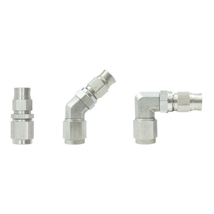 Raceworks 200 Series AN-4 Stainless Steel Teflon Hose End RWF-201-04S | Pro Speed Racing