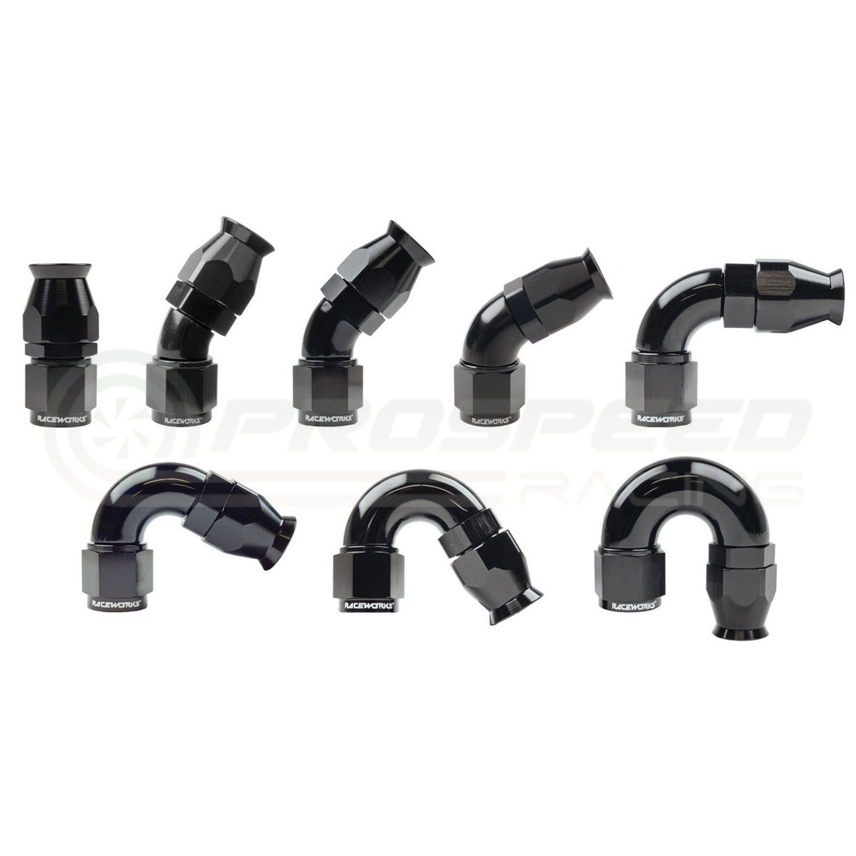 Raceworks 200 Series AN-10 Teflon Hose End RWF-201-10 | Pro Speed Racing