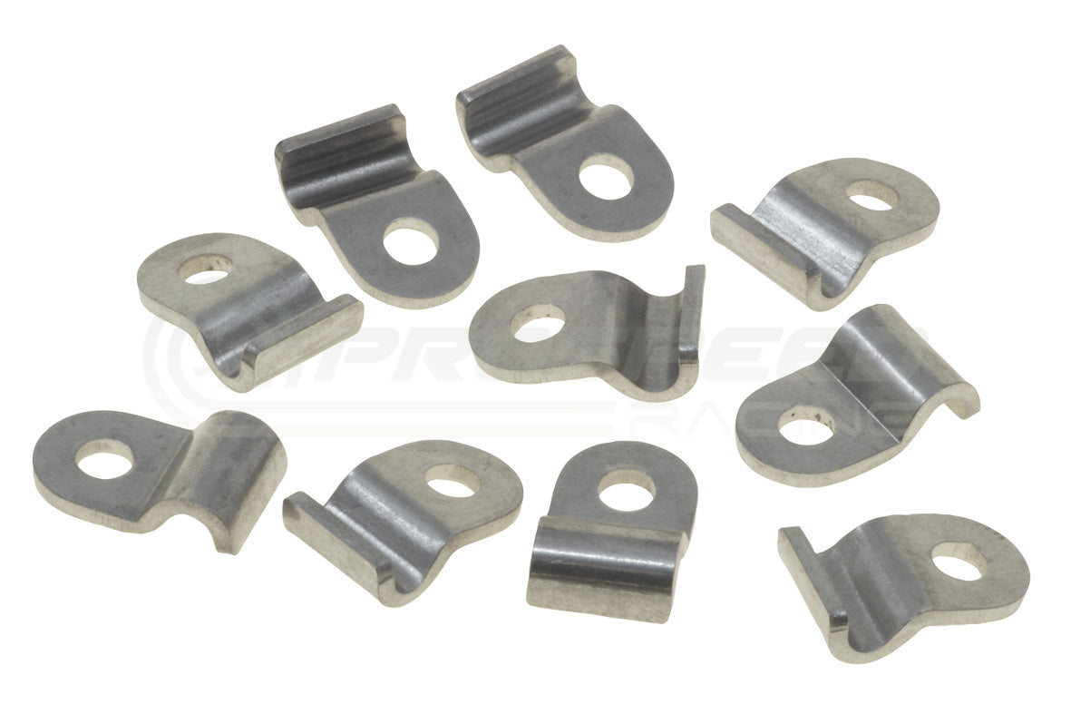 Raceworks AN-3 Stainless Steel Hard Line Clamps PK10 RWF-295-03SS | Pro Speed Racing