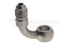 Raceworks Stainless Steel Banjo Fitting AN-4 Male Flare