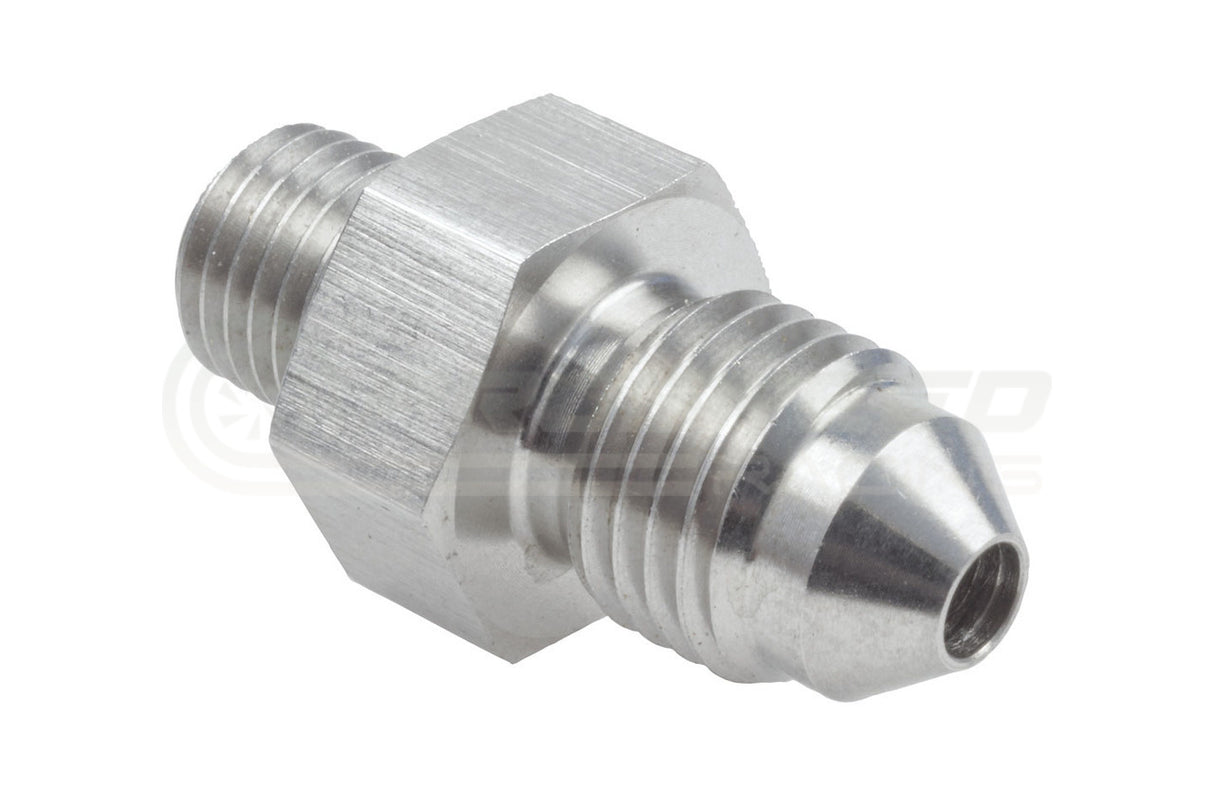 Raceworks Stainless Steel AN-4 Male Flare to NPT Straight Fitting